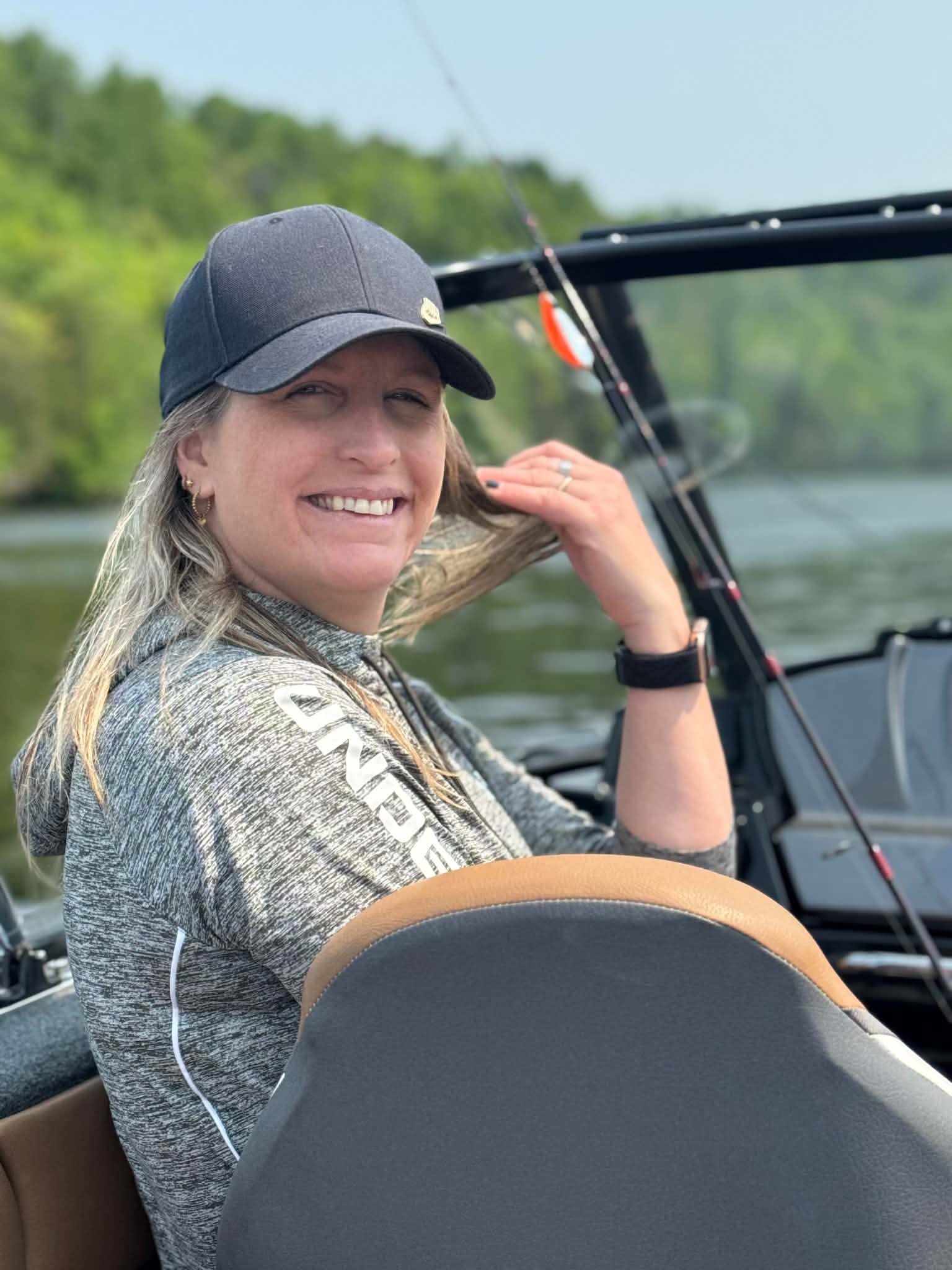 Portrait d'Éloïse Harvey, présidente et guide de pêche
